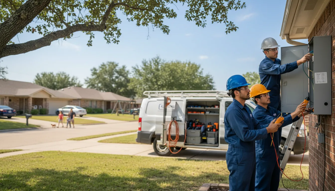 Certified electrician providing emergency electrical services in Morgantown, IN